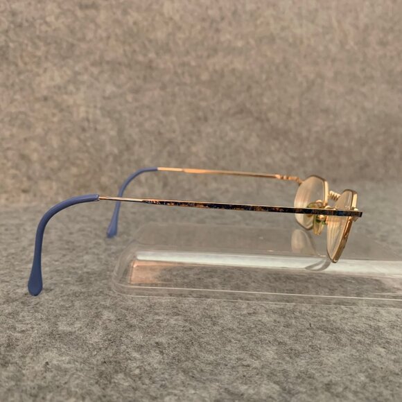 TAXI 251 Vintage Casanova Gold Blue Optical/Prescription Eyeglasses Frame - Picture 10 of 15